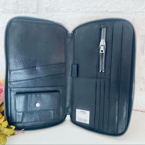 VISVIM ORGANIZED WALLET LEATHER BLACK - Picture 6 of 10